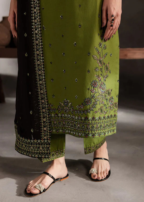 sahara 3pcs - cotton Embroidered dress